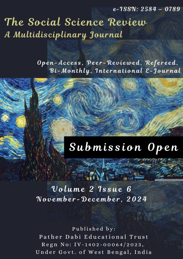 The Social Science Review A Multidisciplinary Journal Open Access the-social-science-review-a-multidisciplinary-journal-open-access